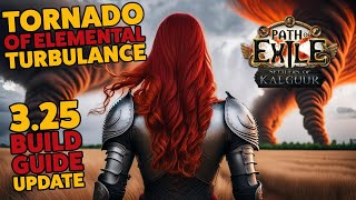 325 Leaguestarter Tornado of Elemental Turbulance Updated PoE Full Build Guide [upl. by Duyne169]