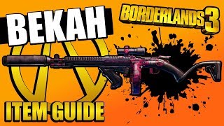 Borderlands 3  Bekah Legendary Item Guide [upl. by Whatley856]