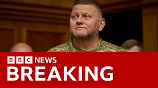 President Zelensky sacks Ukraines commanderinchief  BBC News [upl. by Duwad]