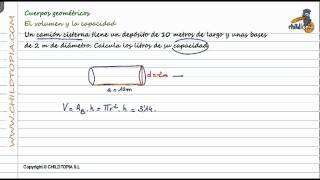 Cuerpos Geométricos Volumen y capacidad [upl. by Asiul]