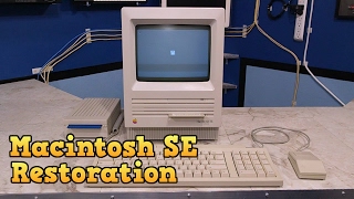 Macintosh SE Restoration and SD2SCSI upgrade [upl. by Enovaj]