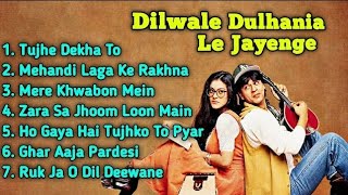 Dilwale Dulhania Le Jayenge Movie All SongsShahrukh Khan amp Kajol samarofficial [upl. by Nnalyrehs]