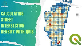 Calculating Street Intersection Density with QGIS  Line Intersection  23  GISSchools [upl. by Breed]