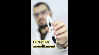 Le test au monofilament [upl. by Kristos941]