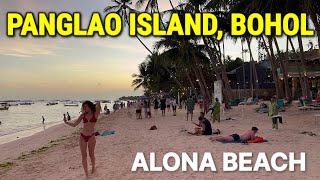 Panglao Tour Philippines 2024  MOST POPULAR BEACH in BOHOL  ALONA BEACH Virtual Walk Tour [upl. by Annemarie19]