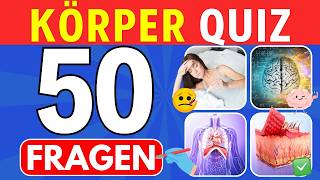 Körper Quiz 50 Fragen zum menschlichen Körper [upl. by Amandie606]