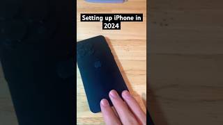 How to set up iPhone in 2024 [upl. by Gosney]