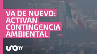 Alerta atmosférica activan Contingencia Ambiental ¿qué autos no circulan [upl. by Noizneb]