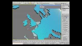 Polygonal Globe Modeling 3d max 2008 tutorial [upl. by Sheeree]