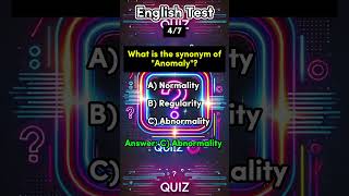 English Synonym Quiz  Improve Vocabulary puzzle english englishgrammar englishspeaking shorts [upl. by Ellahcim506]