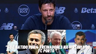 fc porto Vítor Bruno quot Na história do futebol clube do porto só é batido por 4 treinadores [upl. by Lorrayne561]