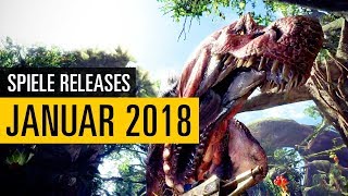 SpieleReleases im Januar 2018  PC und Konsolen [upl. by Tann]