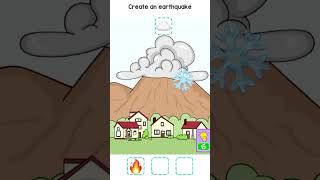 Create an earthquake 🌋 shorts emojistory gameplay [upl. by Otilrac]