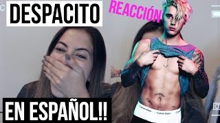 REACTION VIDEO DESPACITO REMIX FT JUSTIN BIEBER  Paloma Constanza [upl. by Nessnaj587]