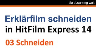 tutorial hitfilm express deutsch Tutorial Schneiden von Videos [upl. by Aisiat]