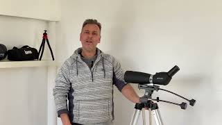 Celestron Heavy Duty AltAzimuth 93607 Tripod Review [upl. by Dnamra]