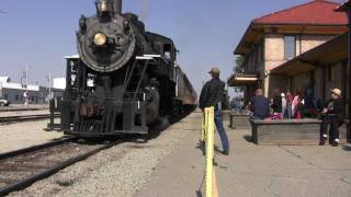 Rio Grande Scenic Steam AlamosaCO [upl. by Ellenid]