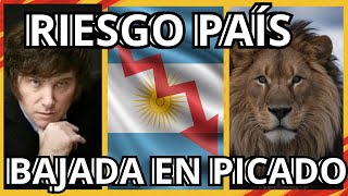 MILEI RIESGO PAÍS BAJANDO ARGENTINA 2024 [upl. by Gil]