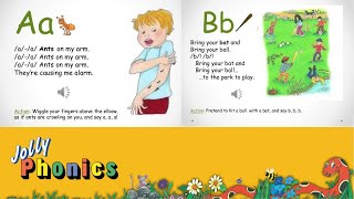 Jolly Phonics A to Z Song  Learning is fun [upl. by Sucramad]