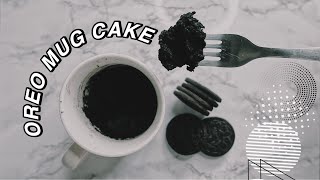 EASY 2 INGREDIENT OREO MUG CAKE ♡  ShayBrit [upl. by Yevre]