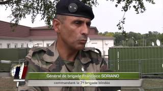 Visite du CEMAT à la 7e brigade blindée  septembre 2012 [upl. by Nya57]