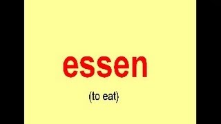 Irregular Verb of The Day quotessenquot to eat [upl. by Rosena607]