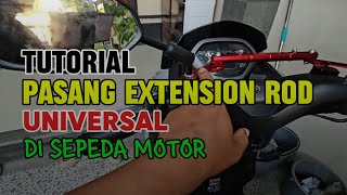 Tutorial pasang Multifunction Extension Bar di Sepeda Motor [upl. by Ribaj698]