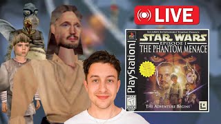 Live  Star Wars Episode 1 The Phantom Menace  PS1 [upl. by Cornelie]