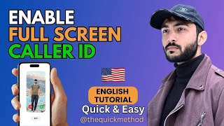 How To Enable Full Screen Caller ID Photos For Iphone ios Calls Incoming or Outgoing [upl. by Knipe107]