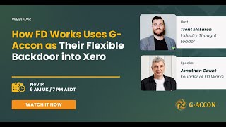 How FD Works Uses GAccon as Their Flexible Backdoor into Xero [upl. by Beacham]