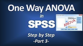 OneWay ANOVA  Part 3 one way analysis of variance  ANOVA [upl. by Ane]