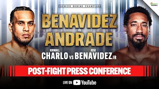 Benavidez vs Andrade POSTFIGHT PRESS CONFERENCE [upl. by Nosreve]