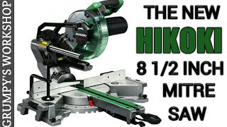 First look at the new hikoki 8 12 inch 216mm mitre saw with fixed rails [upl. by Ettolrahs194]