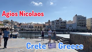 GREECE 🇬🇷 Crete  Agios Nikolaos [upl. by Hsetih]