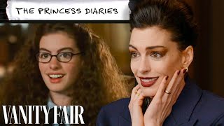 Anne Hathaway Rewatches The Princess Diaries The Devil Wears Prada amp More  Vanity Fair [upl. by Rosenkrantz]