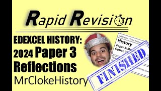 Reflections on Paper 3 2024 EdExcel GCSE History [upl. by Birgitta]