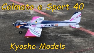 Calamato alpha Sport 40  Radio Control Aeroplane by Kyosho Japan Models Vietnam  Views amp Flight [upl. by Eitsrik71]