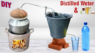 How to easily Distill Water at HomeDistilled water homemadeDIY Water DistillerTDMADE  Part 1 [upl. by Nnaer]