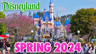 Disneyland Spring 2024 Walkthrough Alice in Wonderland Disneyland Ducks amp Characters 4K POV [upl. by Jesh803]