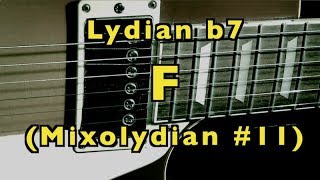 Mystisches Lydisch b7  Mixolydisch 11  Lydisch Dominant  Backing Track [upl. by Acsirp]