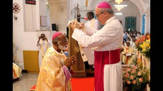 short Pallium to our Archbishop by His Grace Most Rev Dr Leopoldo Girelli the Apostolic Nuncio [upl. by Aciria]