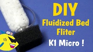 DIY Fluidized Bed Filter K1 Micro Media Aquarium Filter [upl. by Asiuol760]