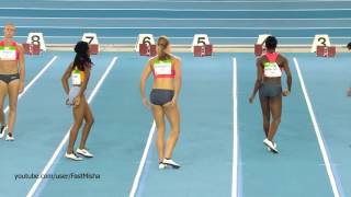 167 Dafne Schippers 7 08s 60m Final Indoor Meeting Karlsruhe 2016 [upl. by Eilah]