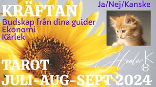 Kräftan ♋ JuliAugustiSeptember 2024 Tarot  Healer K [upl. by Indnahc17]