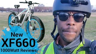 Electric Bike Review I New 1000Watt 48V 13ah Fat Tire Electric Bike I Cyrusher XF660 [upl. by Emirak]