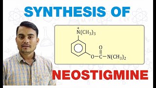 SYNTHESIS OF NEOSTIGMINE  MEDICINAL CHEMISTRY  GPAT2020  BPHARM4TH SEM [upl. by Sibley151]