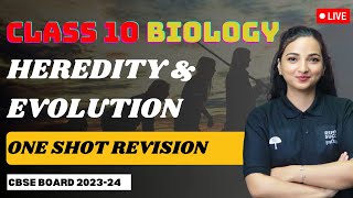 Heredity and Evolution  One Shot Revision  Class 10 Biology  CBSE 202324  By Vibhuti Mam [upl. by Assyram701]