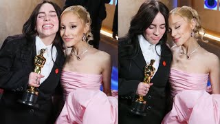 Ariana Grande amp Billie Eilish Oscars Moments [upl. by Shamus]