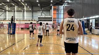 Senior State Champs Div 3 Spikers vs Bundaberg [upl. by Macnair]