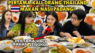 PERTAMA KALI ORANG THAILAND MAKAN NASI PADANG [upl. by Eirrehs]